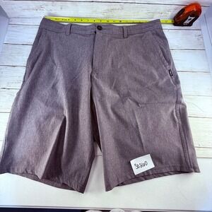 ONeill Hybrid Mens Board Shorts Heather Purple Grey Hyperdry Chino Size 36